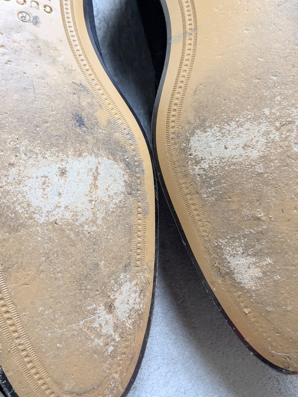 Black Velvet Horsebit Loafers - Luxury Men's Dress Shoes Gucci 10 US Monogram - Picture 16 of 16